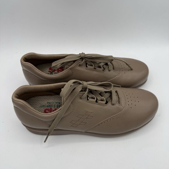 NEW $195 SAS Free Time Mocha Shoes 9.5 Women's Tripad Comfort Walking Tan Taupe - Picture 4 of 12